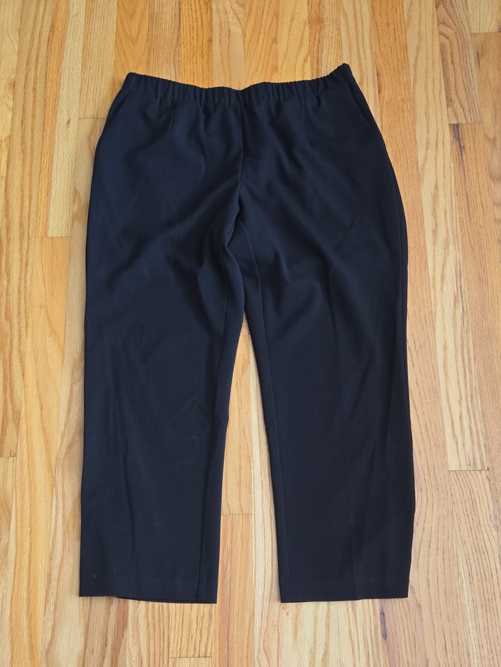 Allison Daley Black Women's Elastic Waist Dress Pants